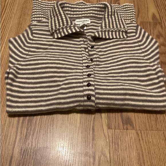Banana republic women’s pullover sweater striped multicolor size medium - Picture 10 of 10